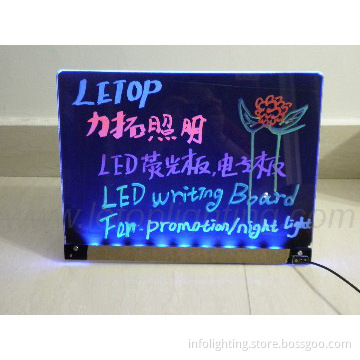 non frame RGB  Led writing board & advertising light